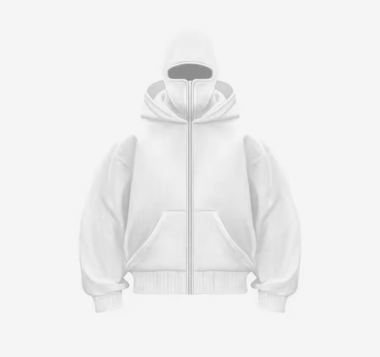 NOIRÉVA™ Arctic Shadow Fleece Balaclava Hoodie